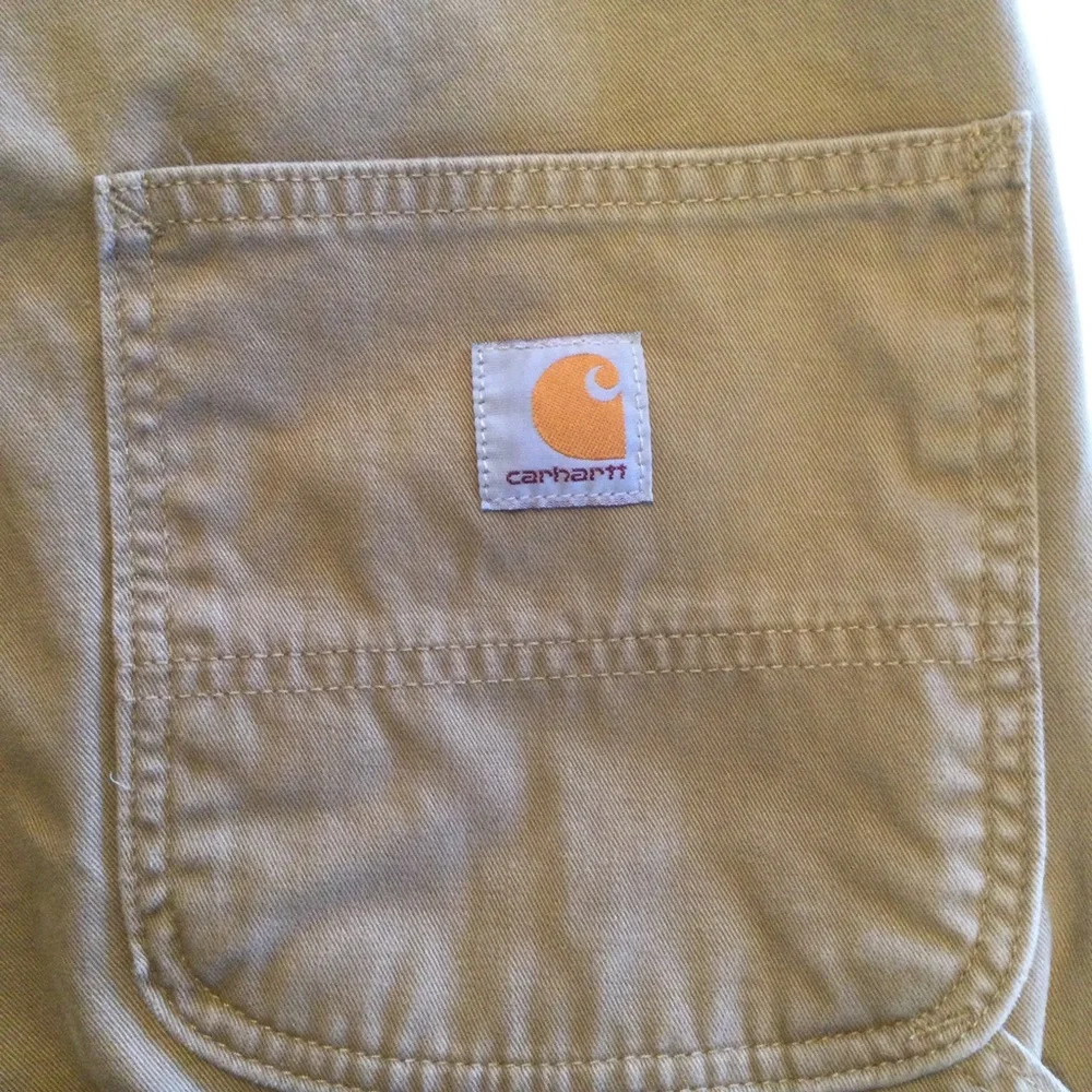 Carhartt Relaxed Fit Twill Utility Work Pant Dark Khaki Size W42 L34